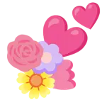 due cuori + tulipano