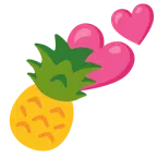 due cuori + ananas