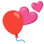 due cuori + palloncino