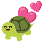 due cuori + tartaruga