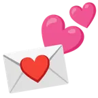 due cuori + lettera d’amore