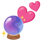 due cuori + sfera di cristallo