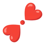due cuori + punto esclamativo a cuore