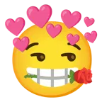 cuore con freccia + rosa