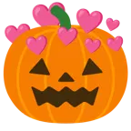 cuore con freccia + zucca di Halloween