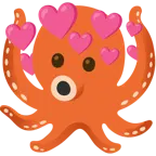 cuore con freccia + polpo