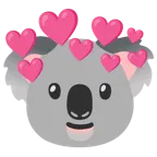cuore con freccia + koala