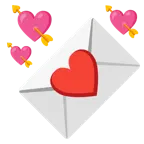 cuore con freccia + lettera d’amore