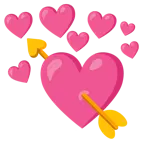 heart with arrow + heart with arrow