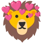 cuore con freccia + leone