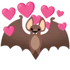 cuore con freccia + pipistrello