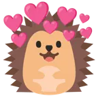 cuore con freccia + riccio