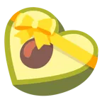 cuore con fiocco + avocado
