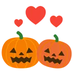 cuori che girano + zucca di Halloween