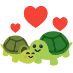 cuori che girano + tartaruga