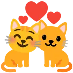 cuori che girano + muso di gatto
