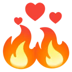 cuori che girano + fuoco
