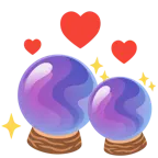 cuori che girano + sfera di cristallo