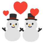 cuori che girano + pupazzo di neve senza neve
