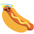 stella con scia + hot dog