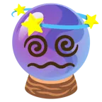 stella con scia + sfera di cristallo