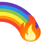 fuoco + arcobaleno