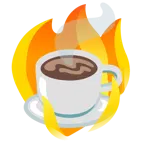 fuoco + bevanda calda