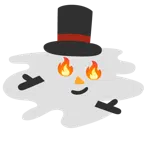 fuoco + pupazzo di neve senza neve
