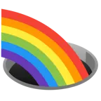 buco + arcobaleno