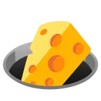 buco + fetta di formaggio