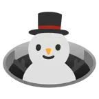 buco + pupazzo di neve senza neve