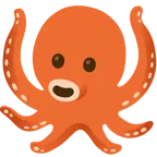 grinning face + octopus