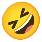 grinning face + grinning squinting face