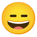 grinning face + expressionless face