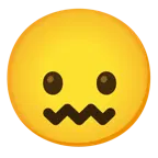 grinning face + confounded face