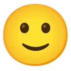 grinning face + slightly frowning face