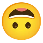 grinning face + upside-down face