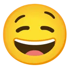 grinning face + drooling face