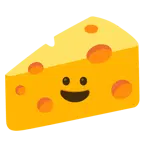 grinning face + cheese wedge
