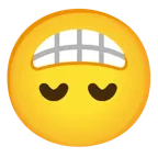 beaming face with smiling eyes + upside-down face