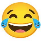 face with tears of joy + face with tears of joy