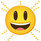 grinning face with big eyes + grinning face with big eyes