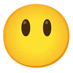 grinning face with big eyes + face without mouth