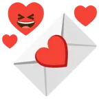 sorriso a bocca aperta con occhi chiusi + lettera d’amore
