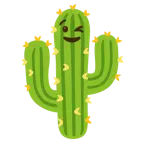 winking face + cactus