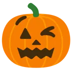 winking face + jack-o-lantern