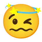 winking face + dizzy