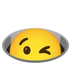 winking face + hole