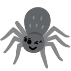 winking face + spider