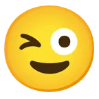 winking face + winking face with tongue